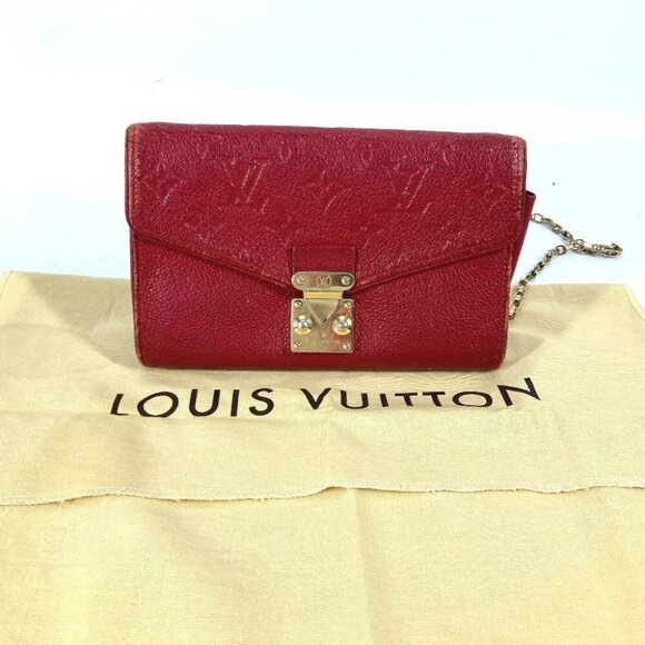 LOUIS VUITTON MonogramEmpreinte PochetteSaint Germain Chain Long Wallet - Picture 3 of 13